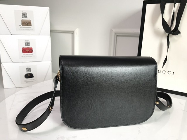 Gucci經典款女包 602204 古馳1955 Horsebit Bag 經典馬銜扣 Gucci爆款女士單肩斜挎包  gqy3912